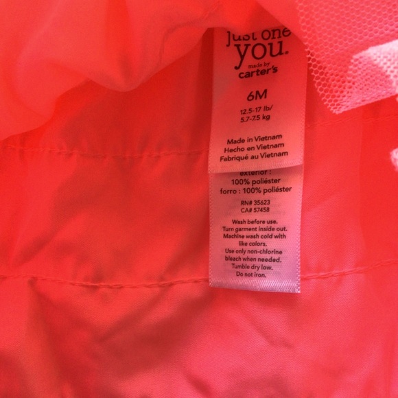 CARTERS EASTER BUNNY BODYSUIT AND TUTU 6 MONTHS NWT - Picture 7 of 8